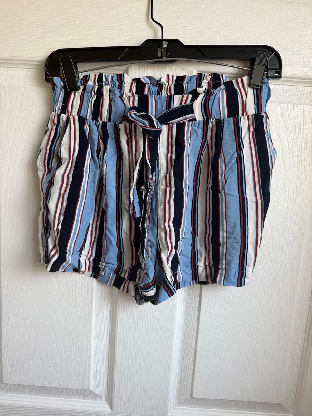 Fashion Nova Blue, Navy and Burgundy Shorts